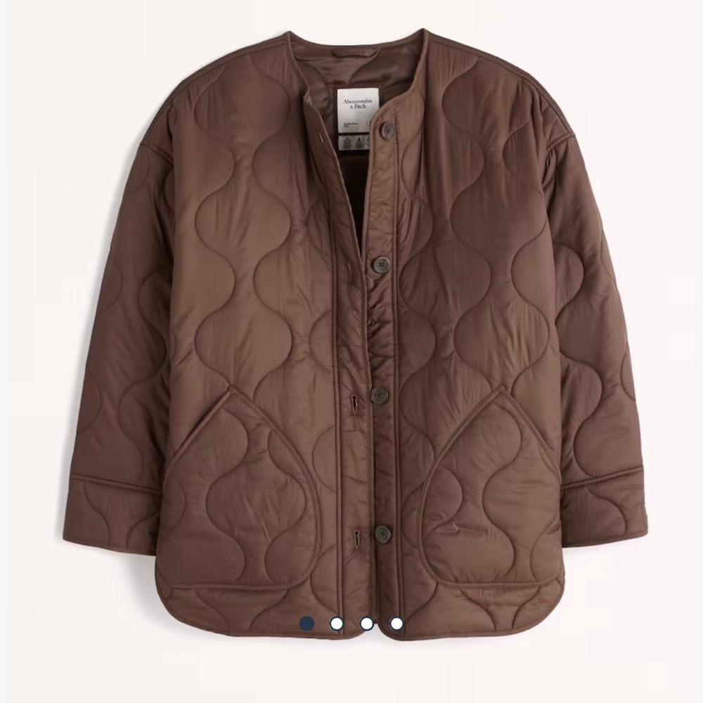 Abercrombie Quilted Liner Jacket NWOT